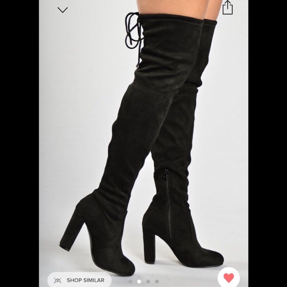 High Rise Boots - Black